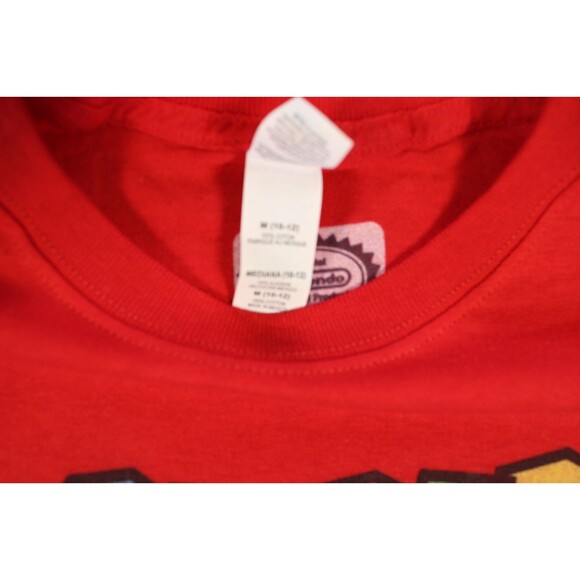 Nintendo Super Mario Character Group Graphic Tee T-Shirt (Boys Medium 10-12) Red - Picture 3 of 6